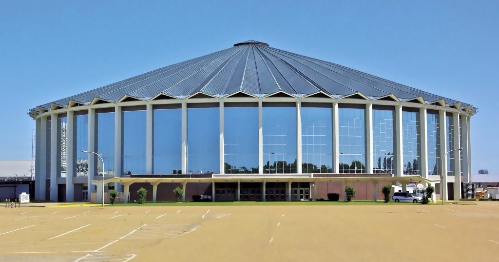 Exterior of the Mississippi Coliseum in Jackson